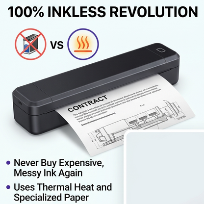 ZenPrinta™ Wireless Inkless A4 Printer